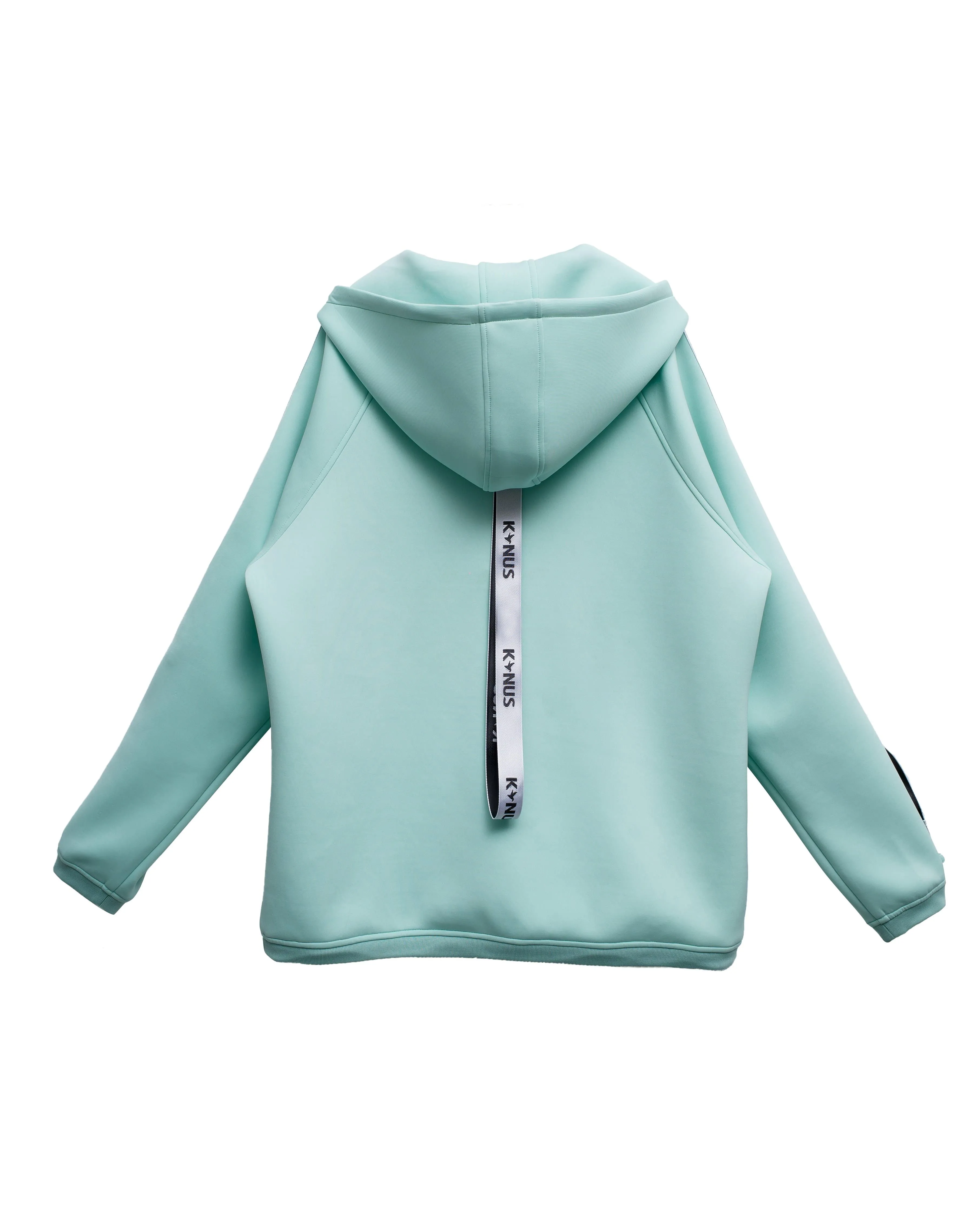 Konus Men's Half Zip Scuba Hoodie In Mint