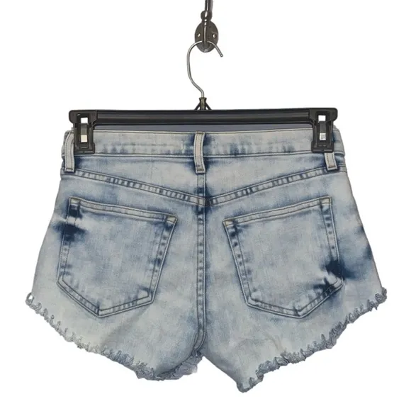 L’agence Zoe The Perfect Fit Shorts in Marble Size 25 Denim Jean Mid-Rise