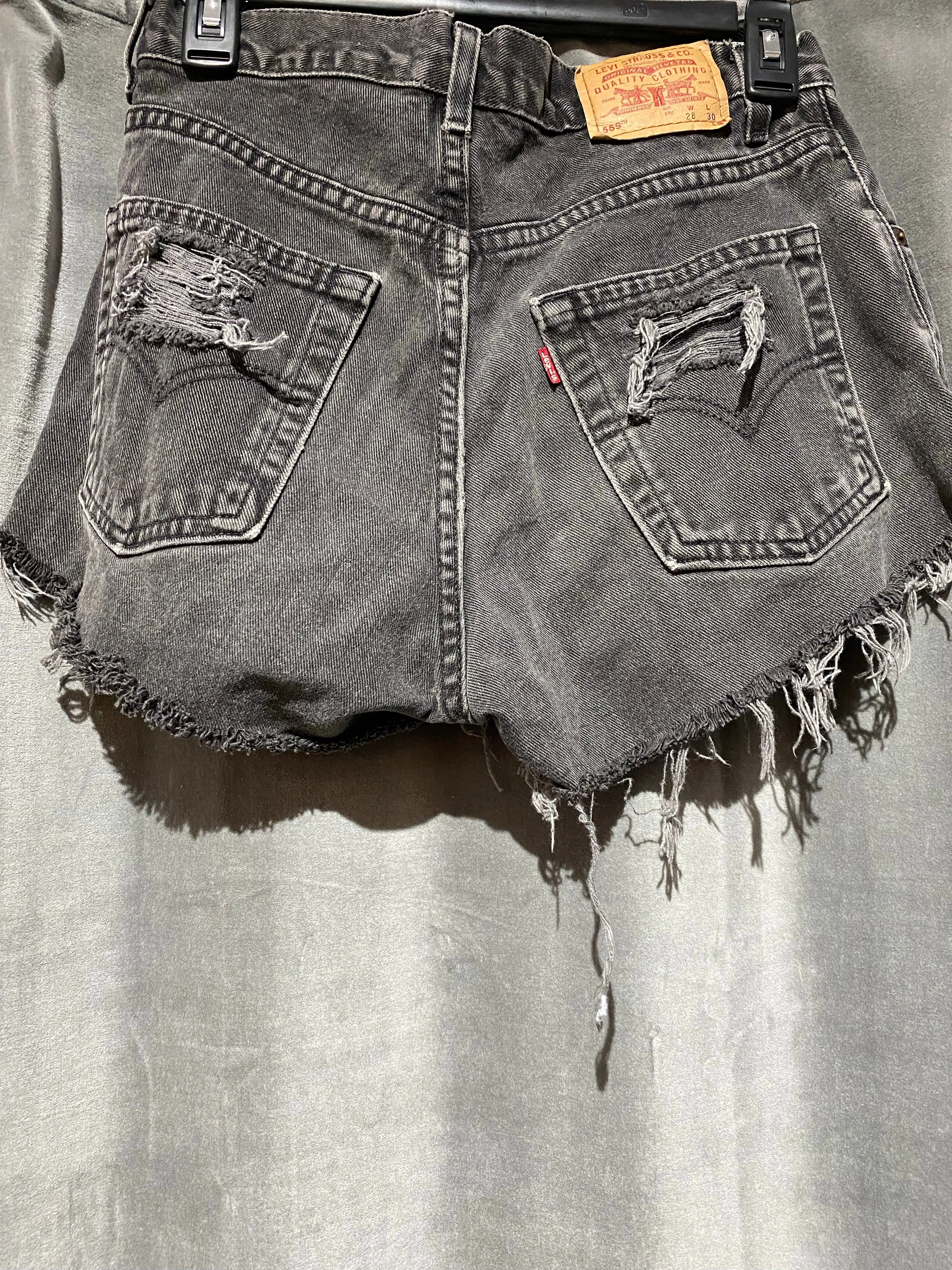 Levi Grey Vintage denim Shorts