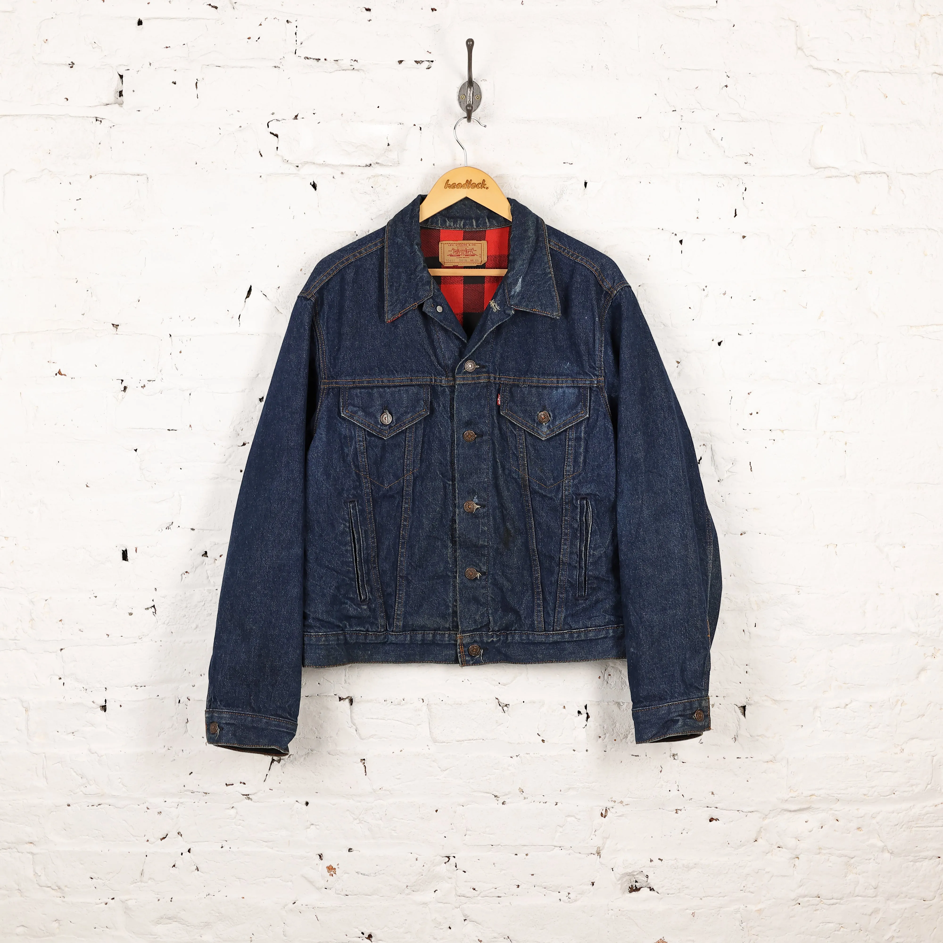 Levi's Denim Trucker Lined Jacket - Blue - L
