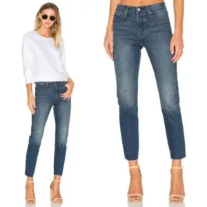 Levi's High Rise 501 S Skinny Jeans in Supercharger - Size 24