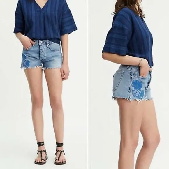 Levi's Made &amp; Crafted Cheeky High Rise Denim Short