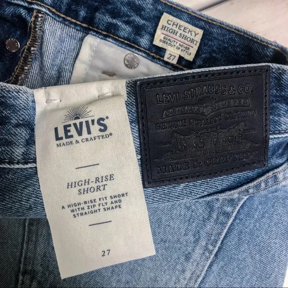 Levi's Made &amp; Crafted Cheeky High Rise Denim Short