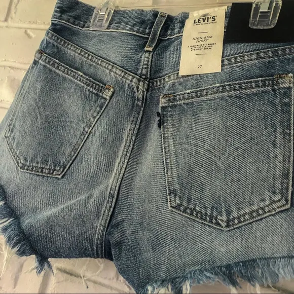 Levi's Made &amp; Crafted Cheeky High Rise Denim Short