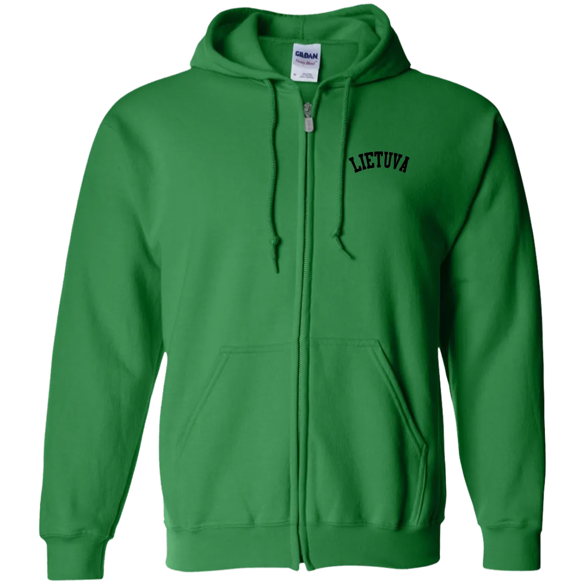 Lietuva - Men/Women Unisex Comfort Full-Zip Hoodie