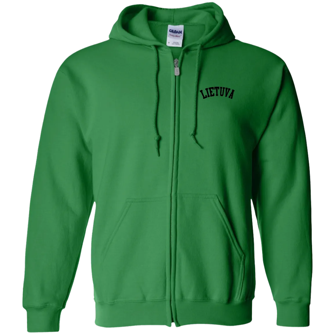 Lietuva - Men/Women Unisex Comfort Full-Zip Hoodie