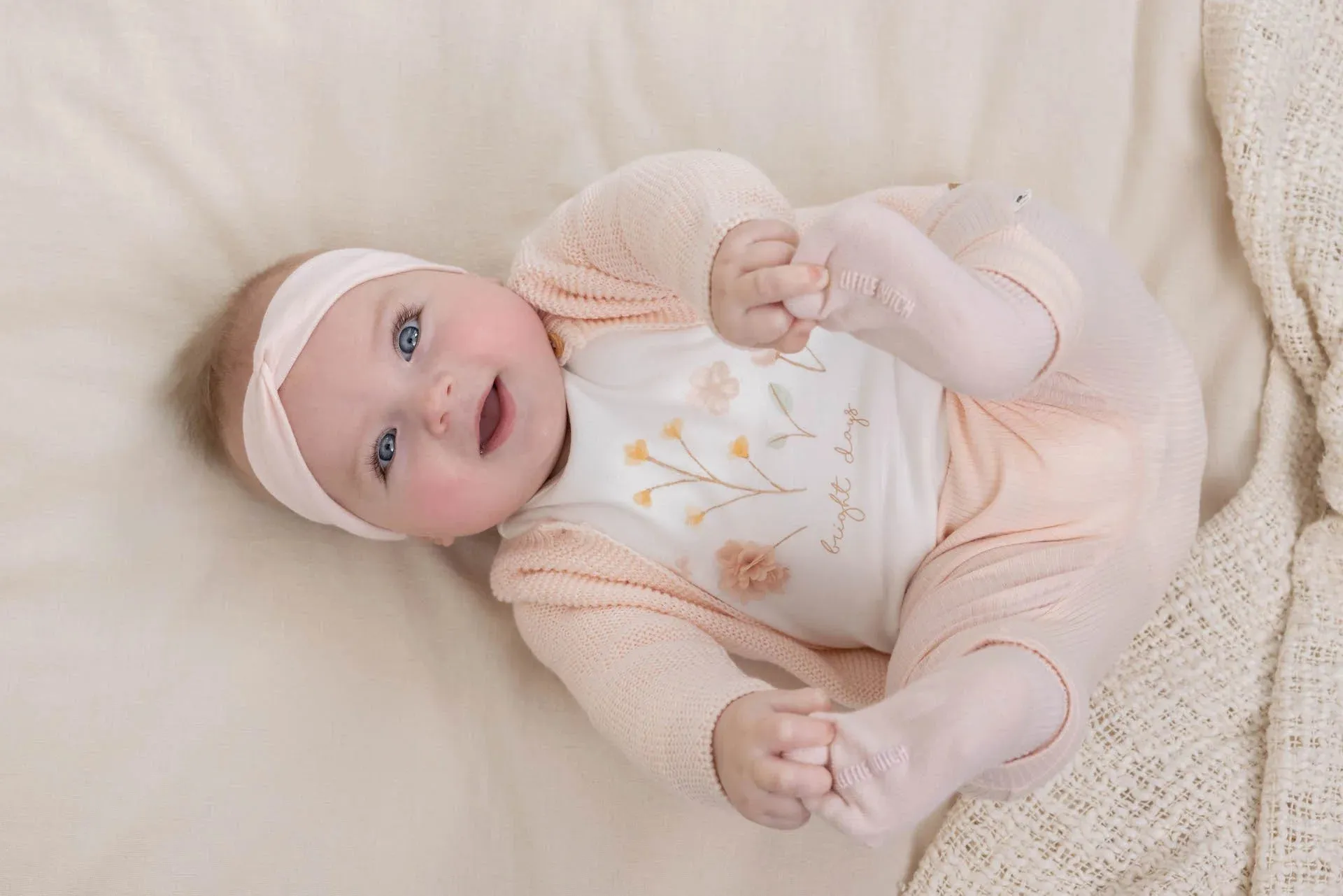 Little Dutch Trousers Rib Pink
