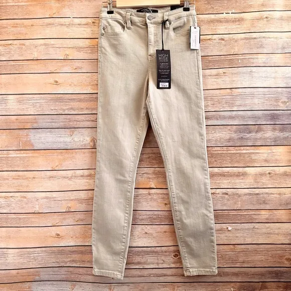 Liverpool Jeans Women’s Size 4/27 Abby High Rise Ankle Skinny Chai Tan NWT