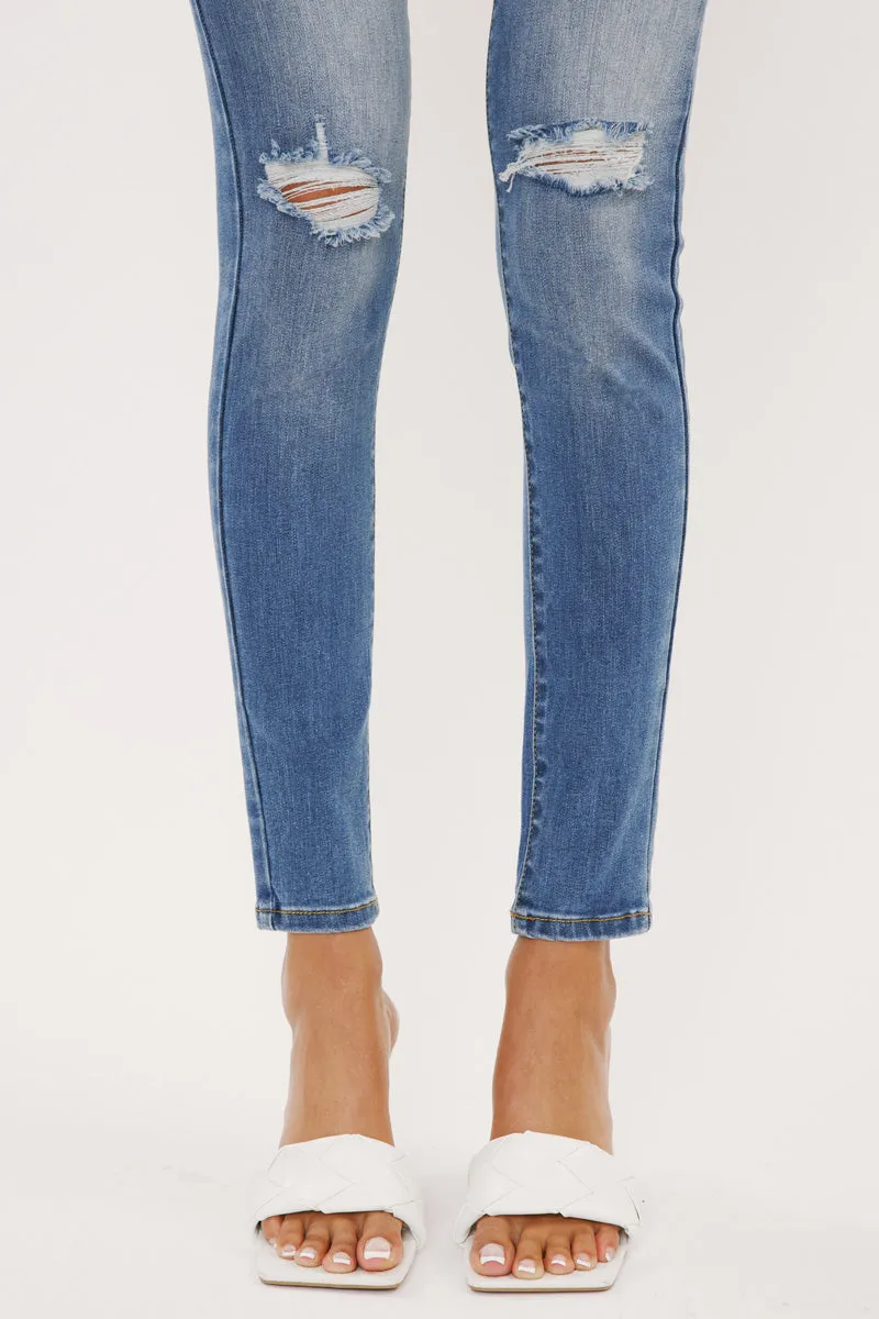 Logan Mid Rise Super Skinny