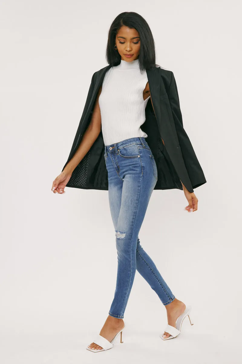 Logan Mid Rise Super Skinny