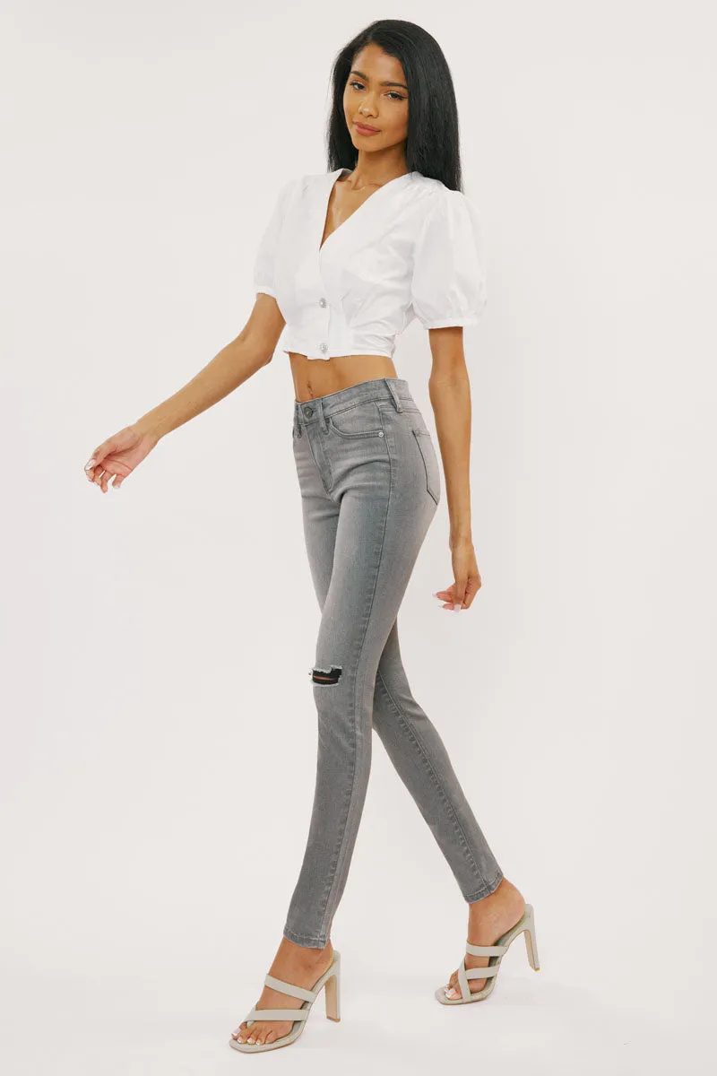 Logan Mid Rise Super Skinny