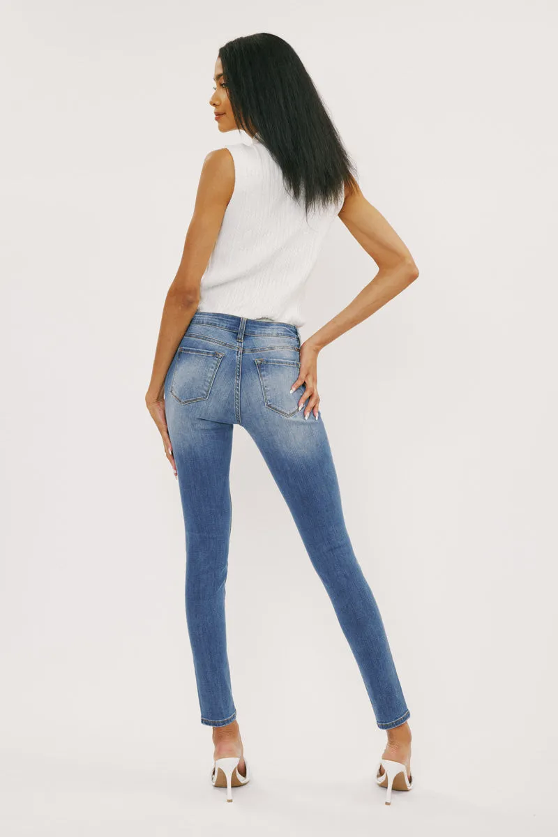 Logan Mid Rise Super Skinny