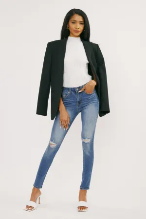 Logan Mid Rise Super Skinny