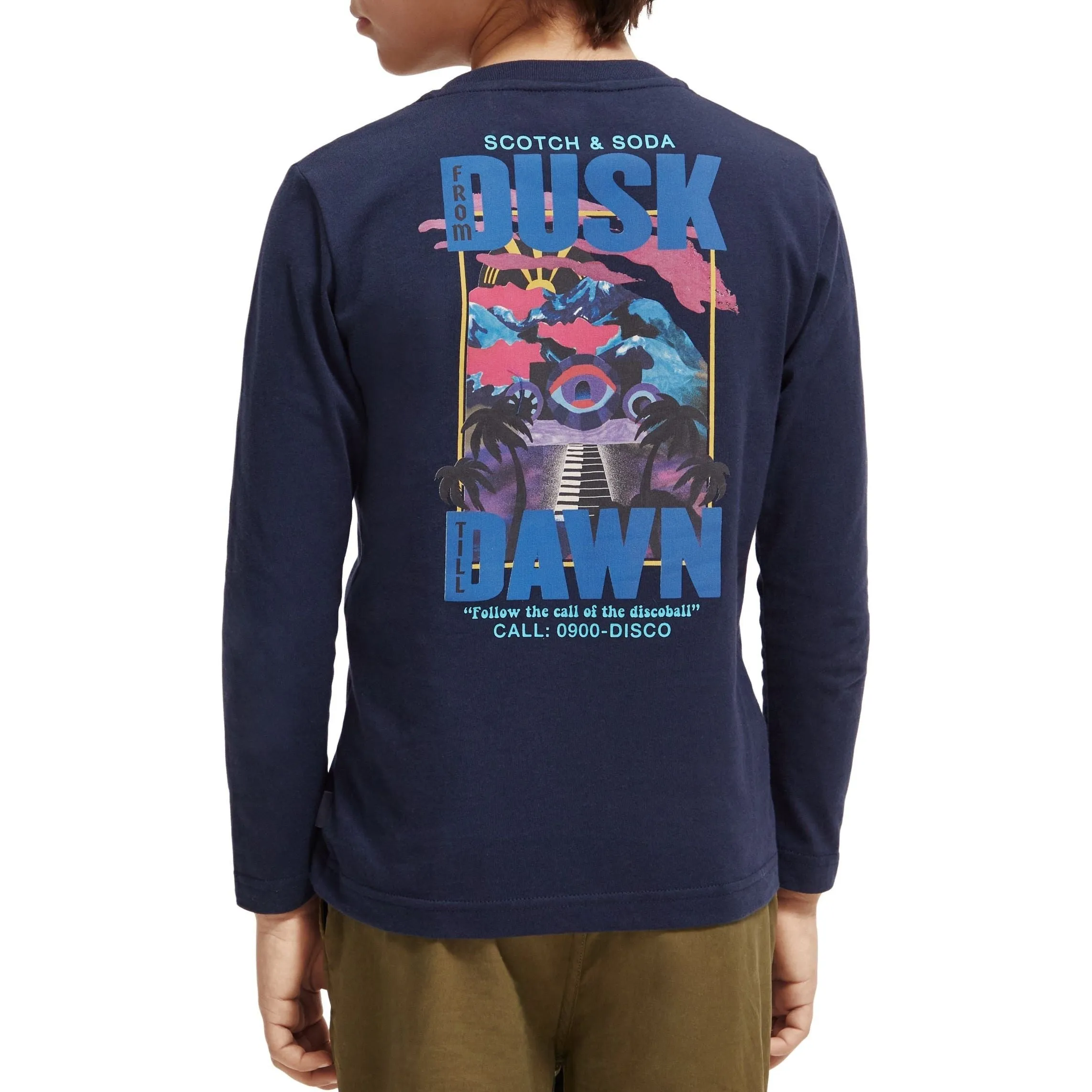 Long-Sleeved Artwork T-Shirt - Night