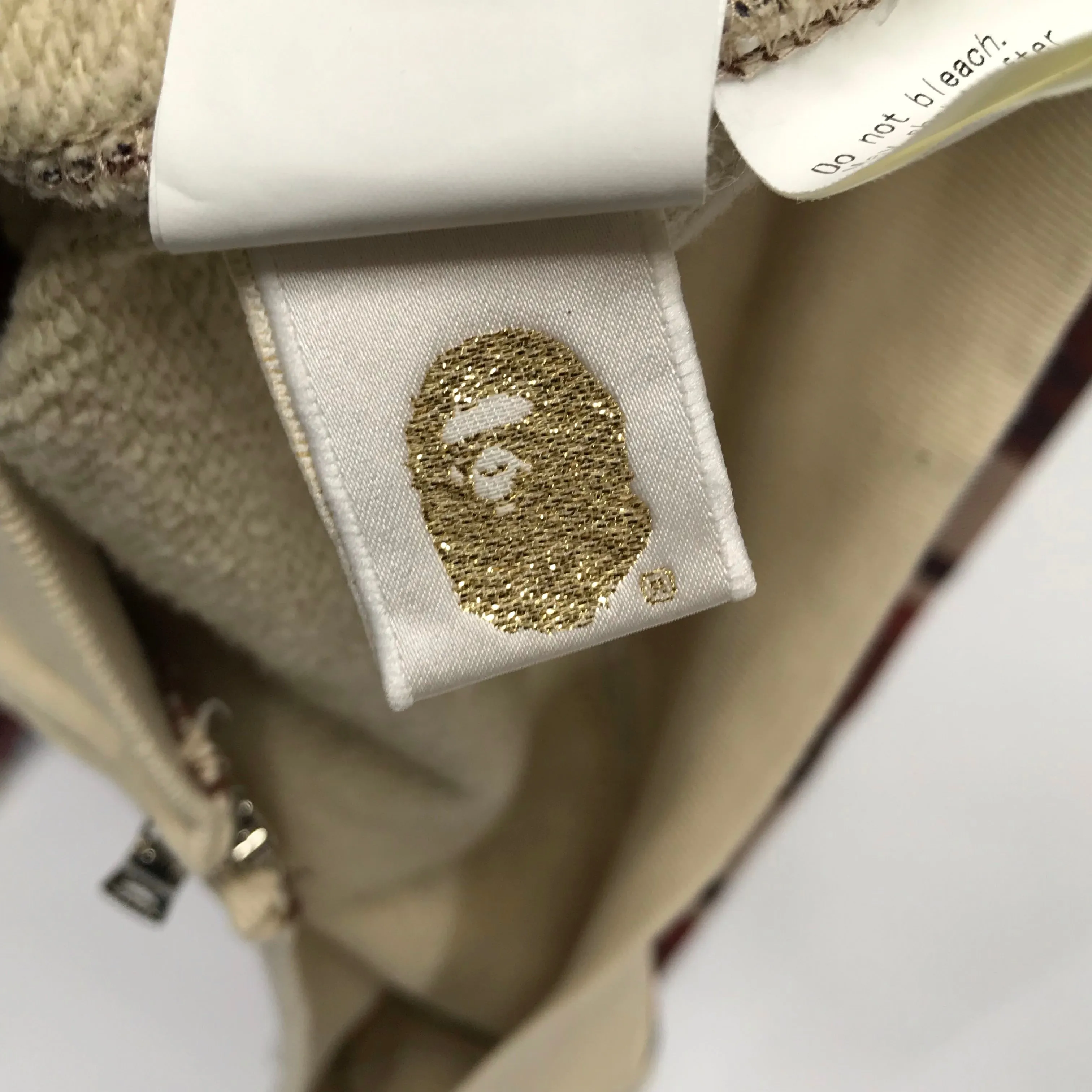 [M] A Bathing Ape Bape 15th Anniversary Plaid Ful Zip Shark Hoodie