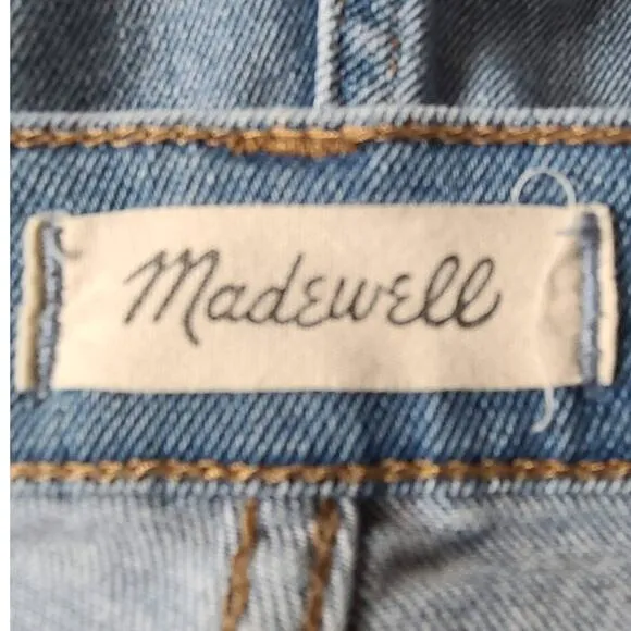 MADEWELL 10&quot; High Rise Skinny Crop Jeans in Horne Wash AJ179 Women's 29