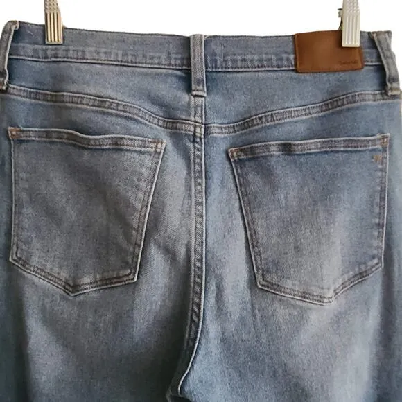 MADEWELL 10&quot; High Rise Skinny Crop Jeans in Horne Wash AJ179 Women's 29