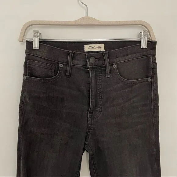 Madewell 9&quot; Mid-Rise Skinny Jeans in Black Sea