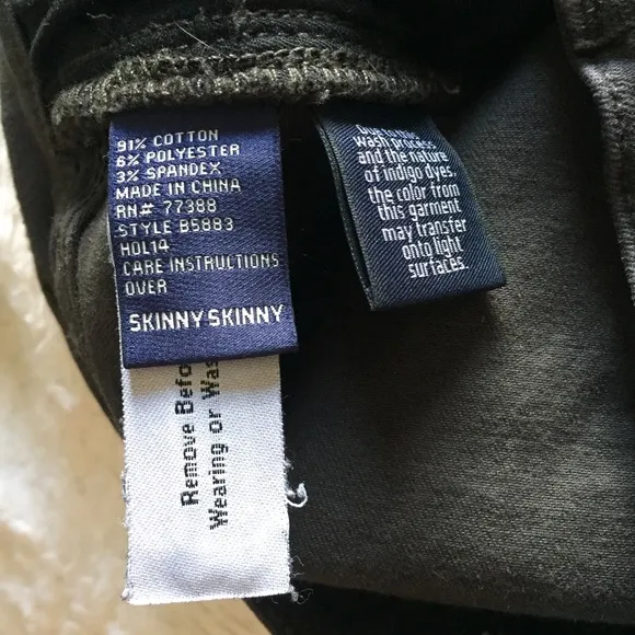 MADEWELL Black Zipper Skinny Skinny Jeans 24