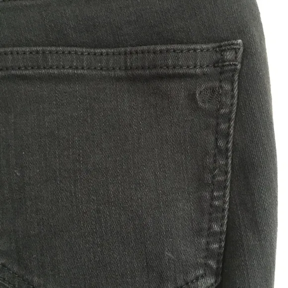 MADEWELL Black Zipper Skinny Skinny Jeans 24