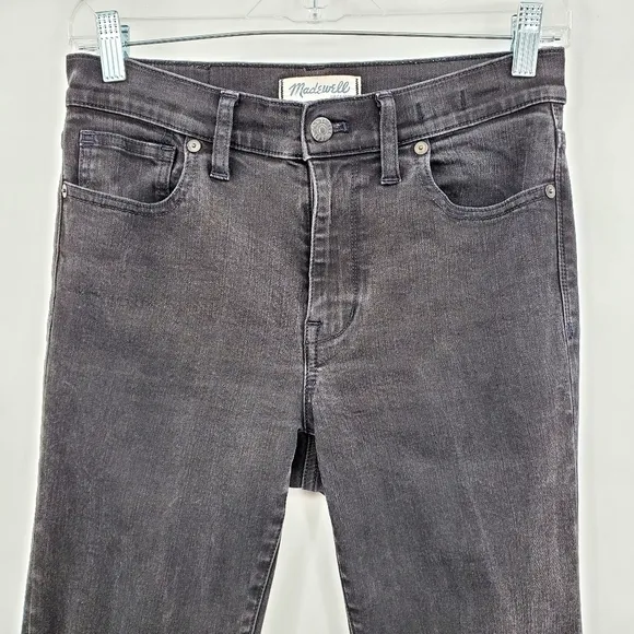 Madewell High Riser Skinny Skinny Jeans in Black Forest Wash
