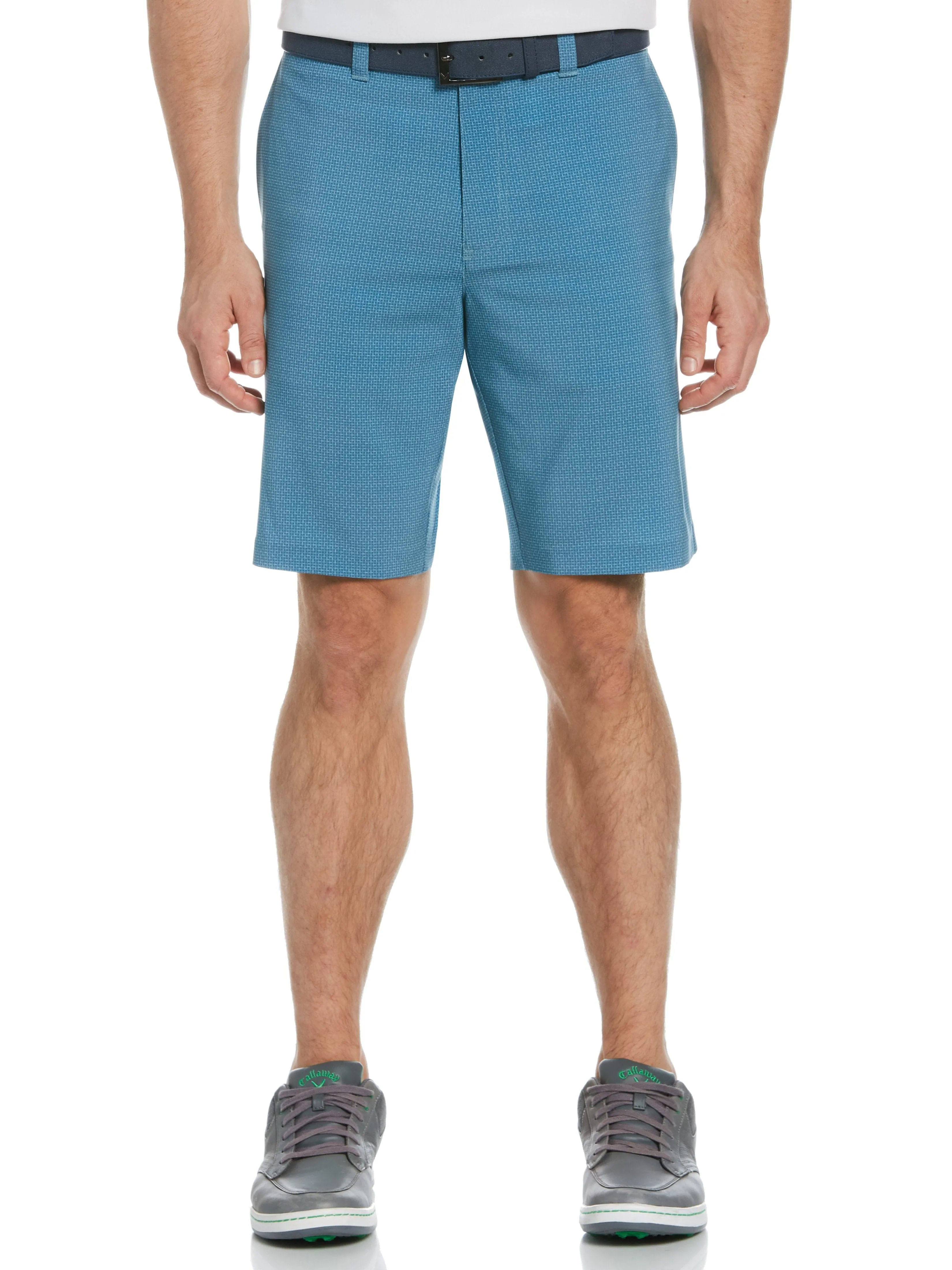 Mens Grid Print Short