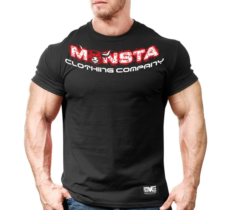 Monsta Clothing Co. Strong Like Bull Bodybuilding Clothing Graphic T Shirt