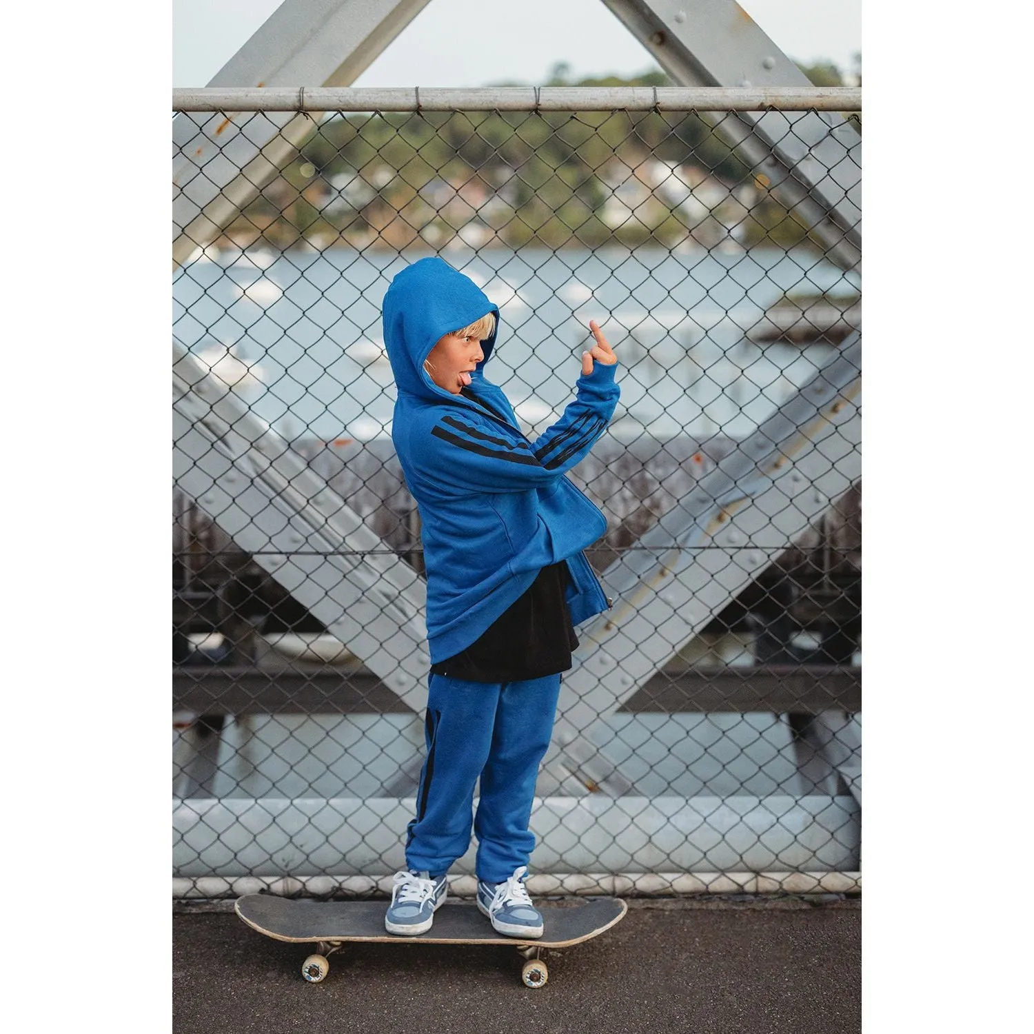 Mundas Zip Hoody - Royal Blue