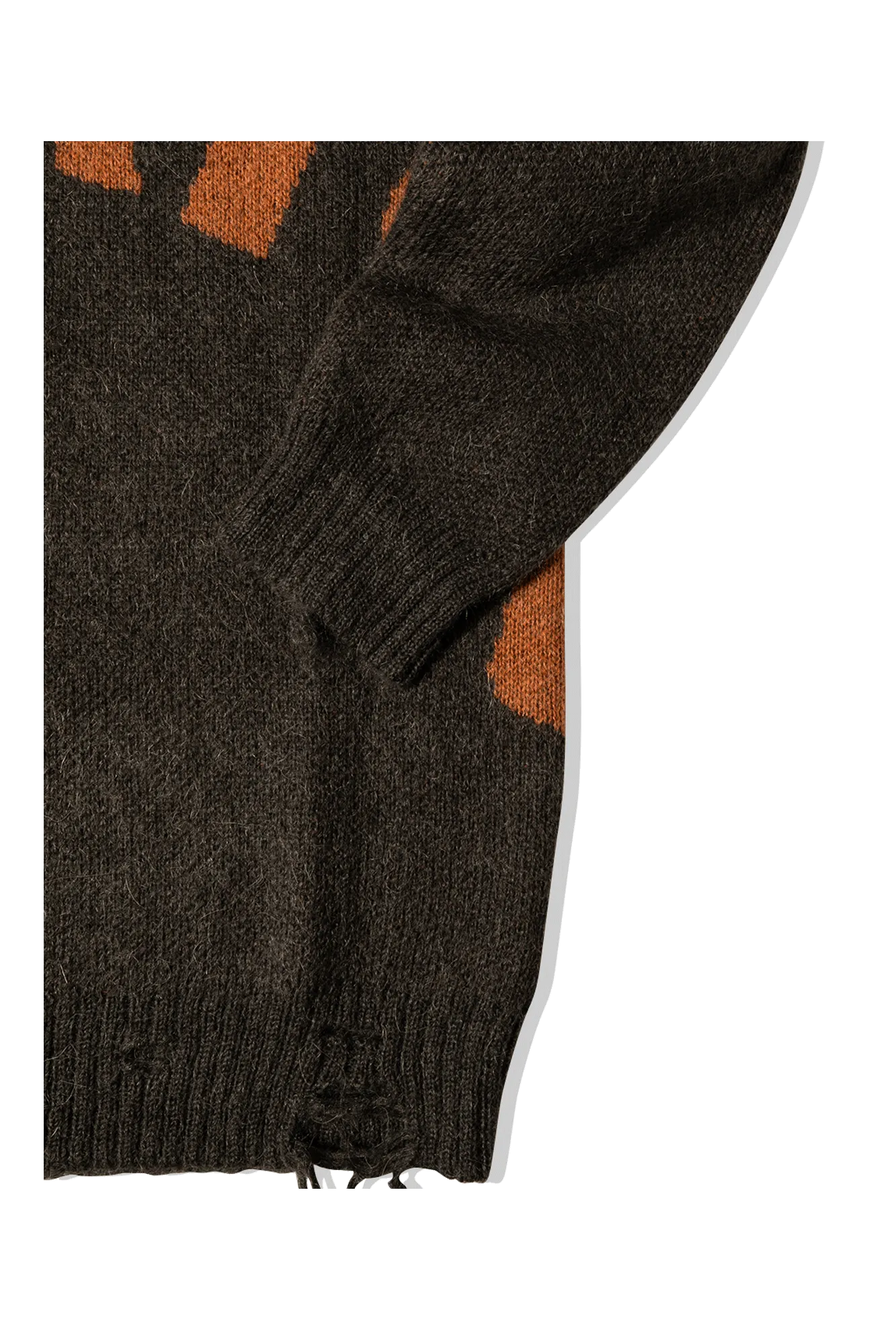 Mutate Distressed Creneck Sweater