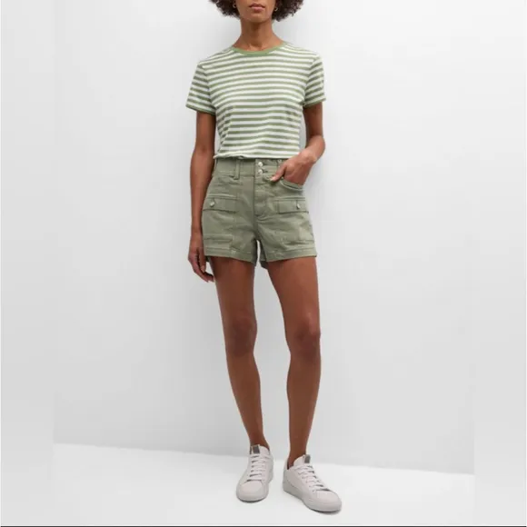 MWT Pistola Chester Cargo Utility Shorts Olive Green Size S