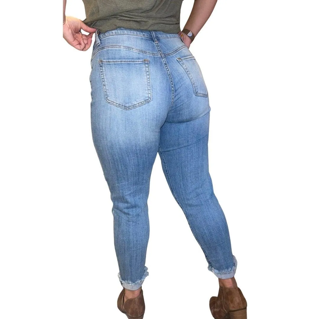 Nature Denim BY KANCAN Light Wash Skinny Jeans NT2106L