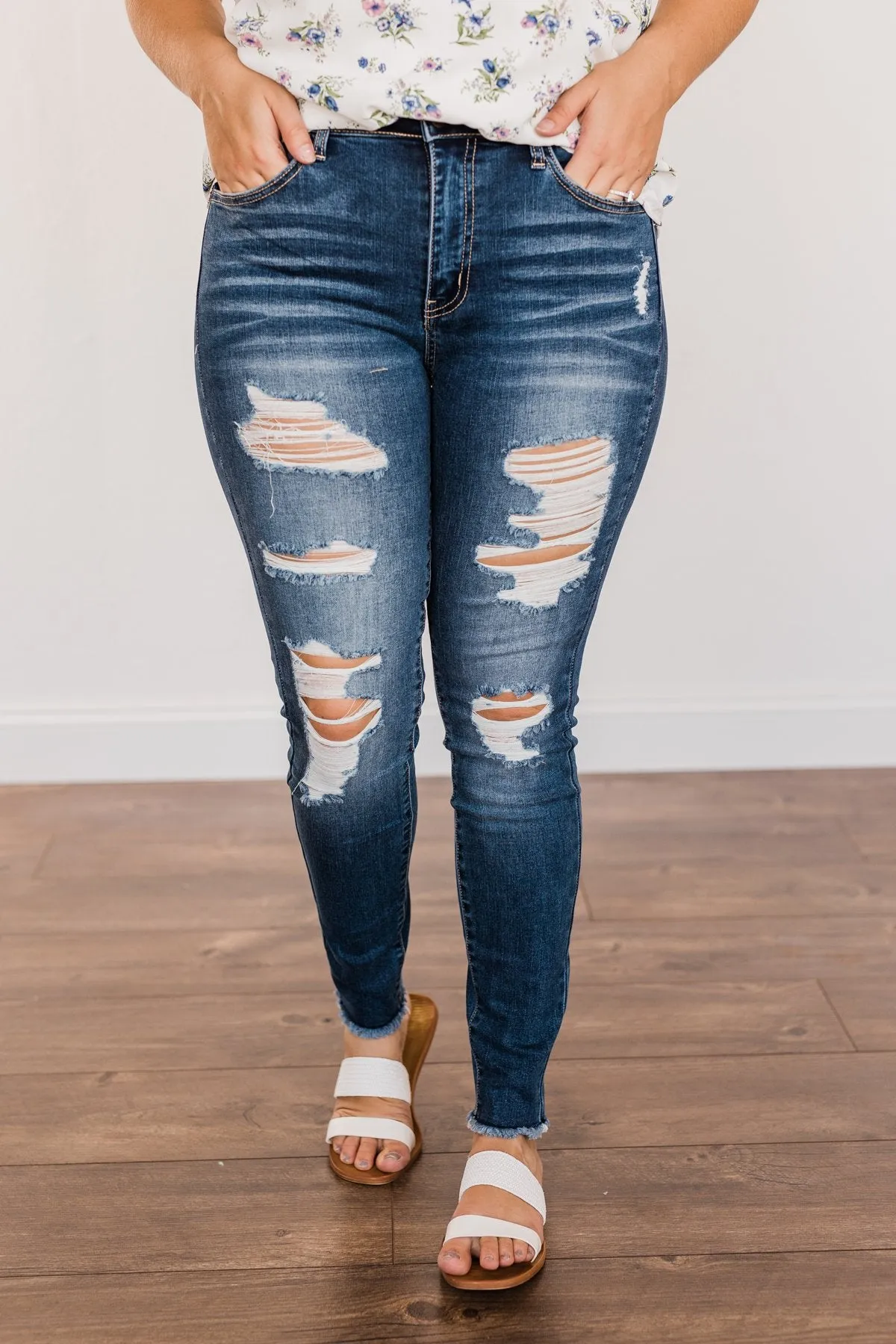 Nature Denim Mid-Rise Skinny Jeans- Tessa Wash