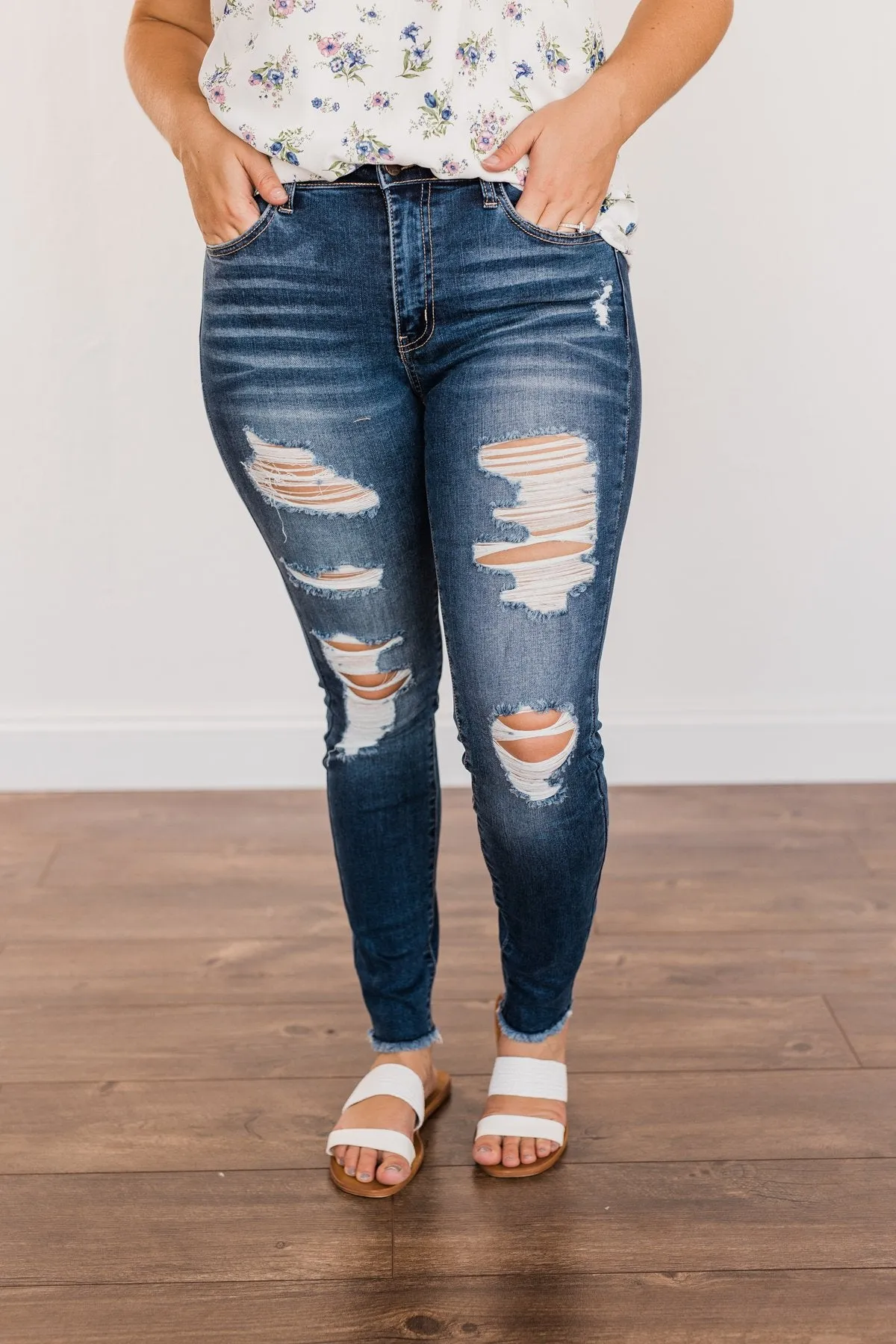 Nature Denim Mid-Rise Skinny Jeans- Tessa Wash