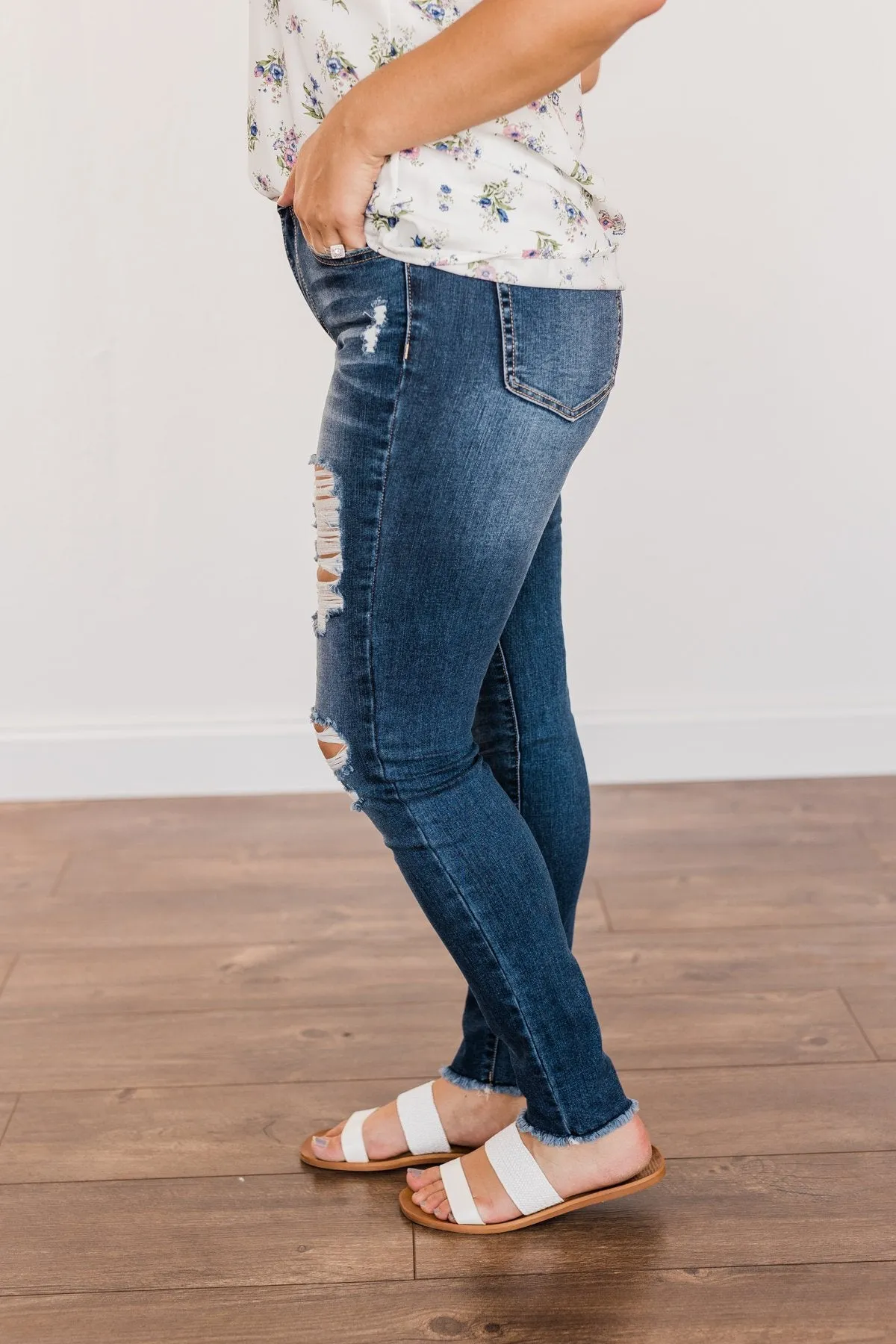 Nature Denim Mid-Rise Skinny Jeans- Tessa Wash