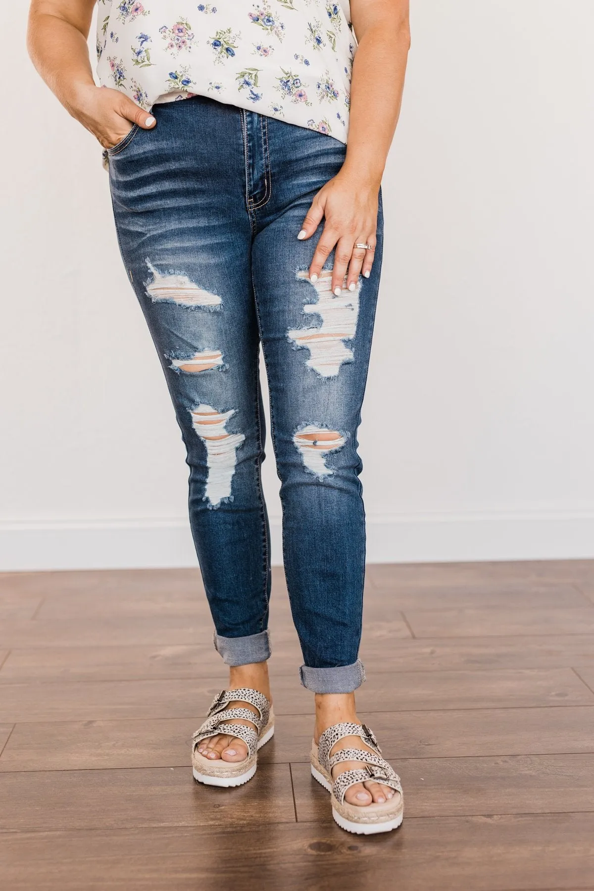 Nature Denim Mid-Rise Skinny Jeans- Tessa Wash