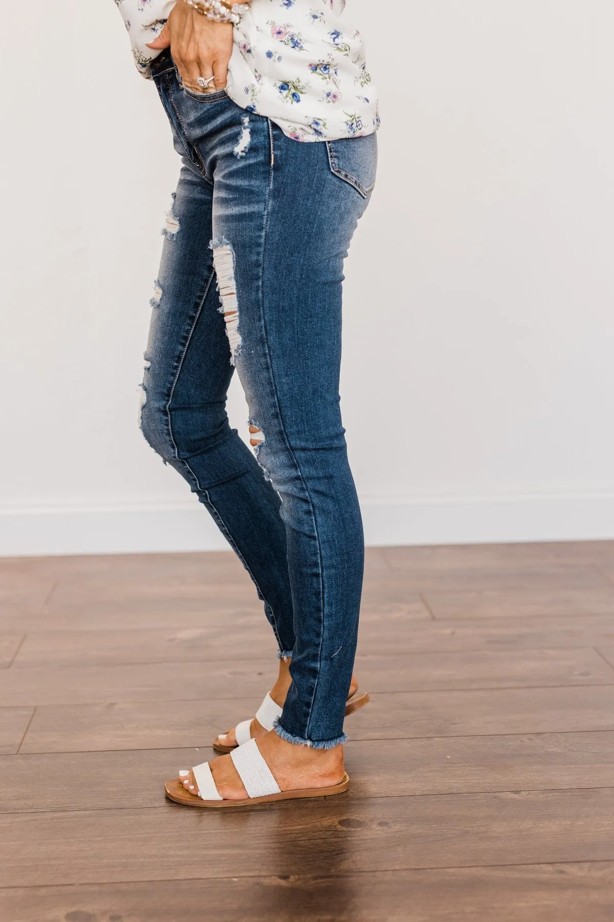 Nature Denim Mid-Rise Skinny Jeans- Tessa Wash