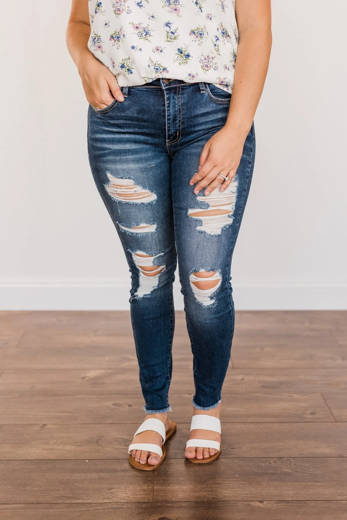 Nature Denim Mid-Rise Skinny Jeans- Tessa Wash