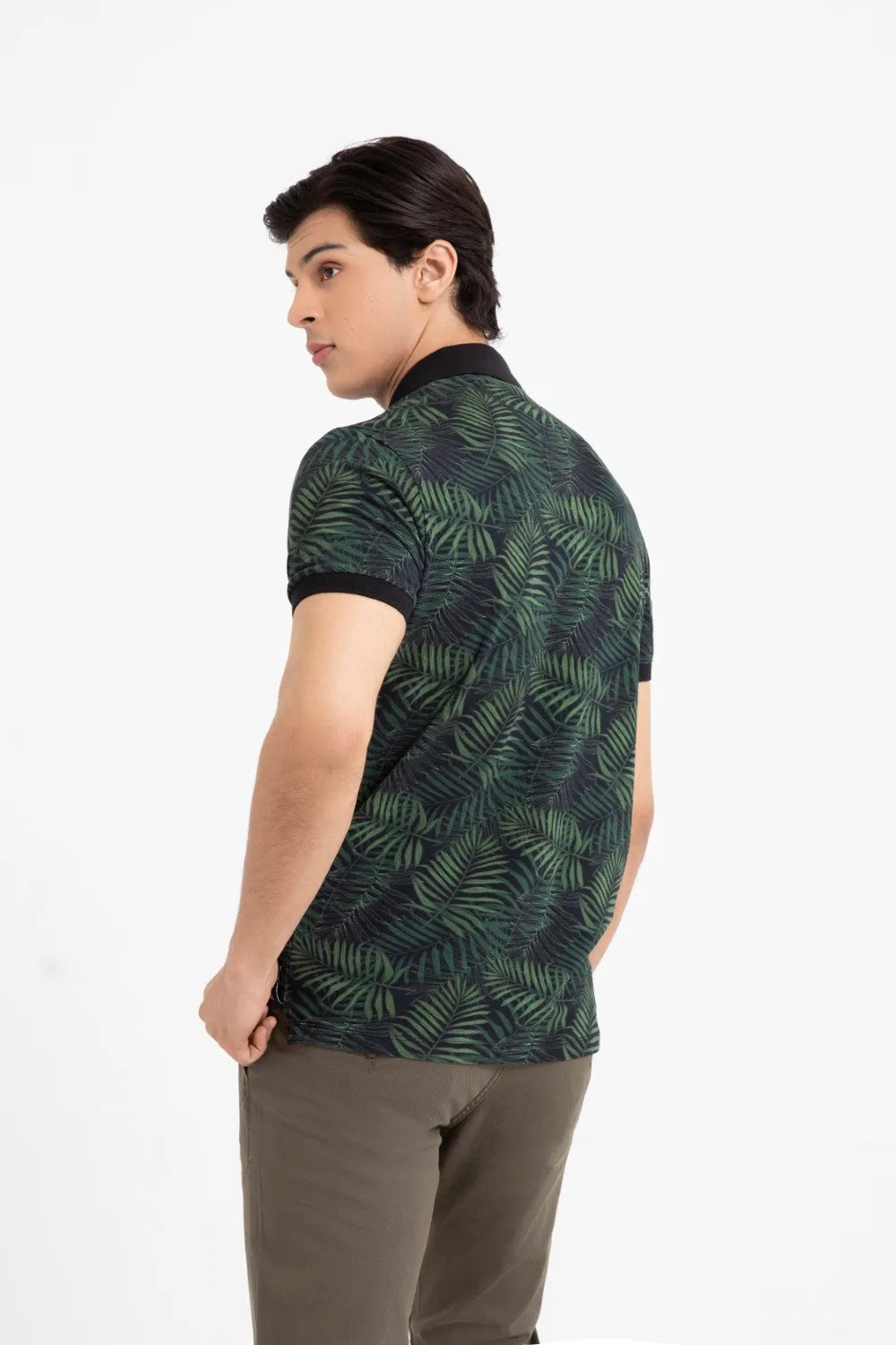 Navy Collar T-Shirt