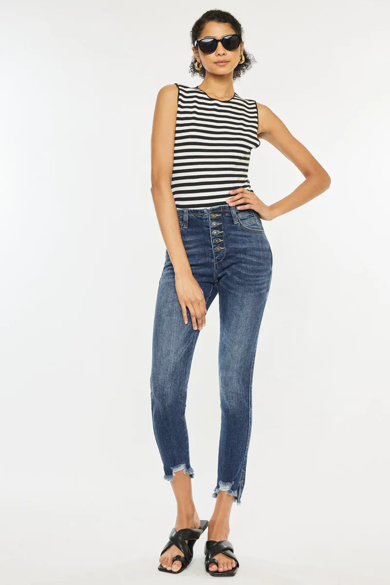 Nayla High Rise Ankle Skinny