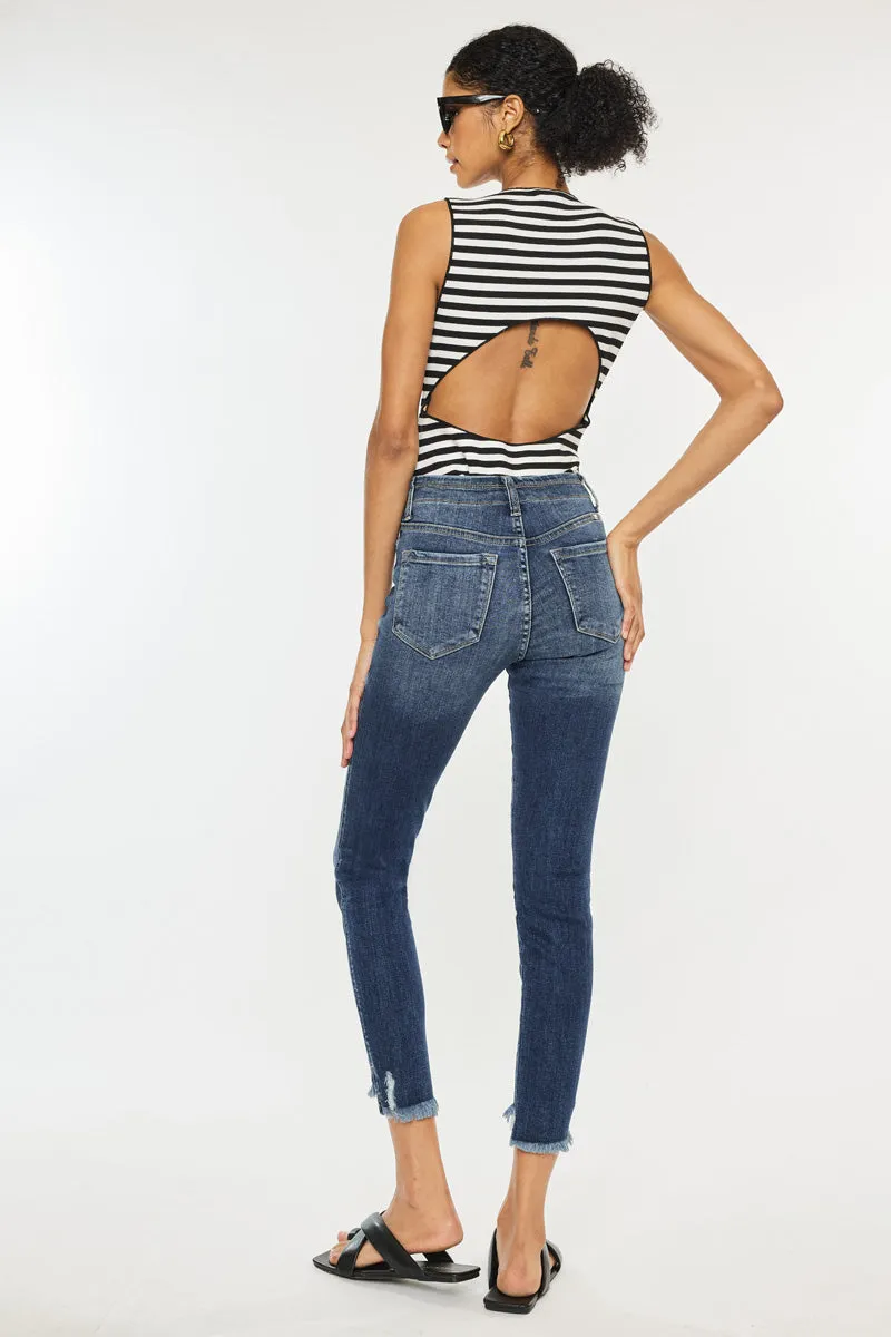 Nayla High Rise Ankle Skinny