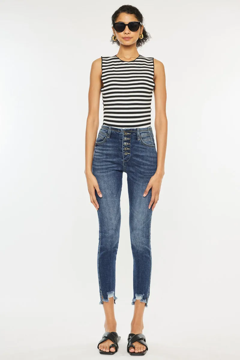 Nayla High Rise Ankle Skinny