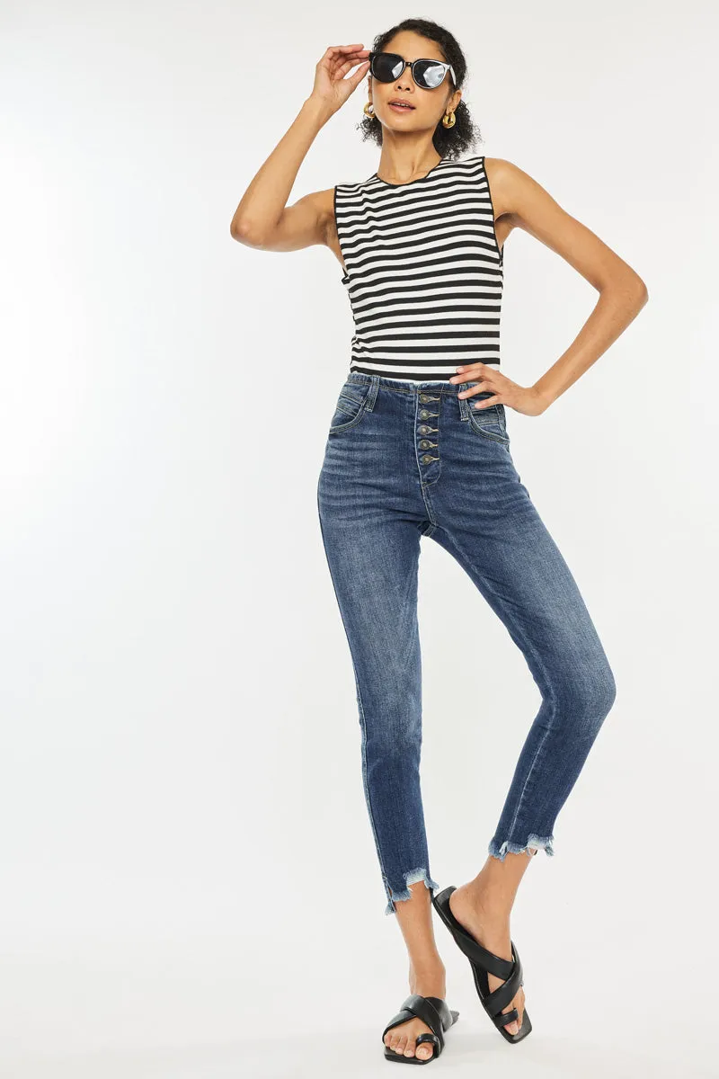 Nayla High Rise Ankle Skinny