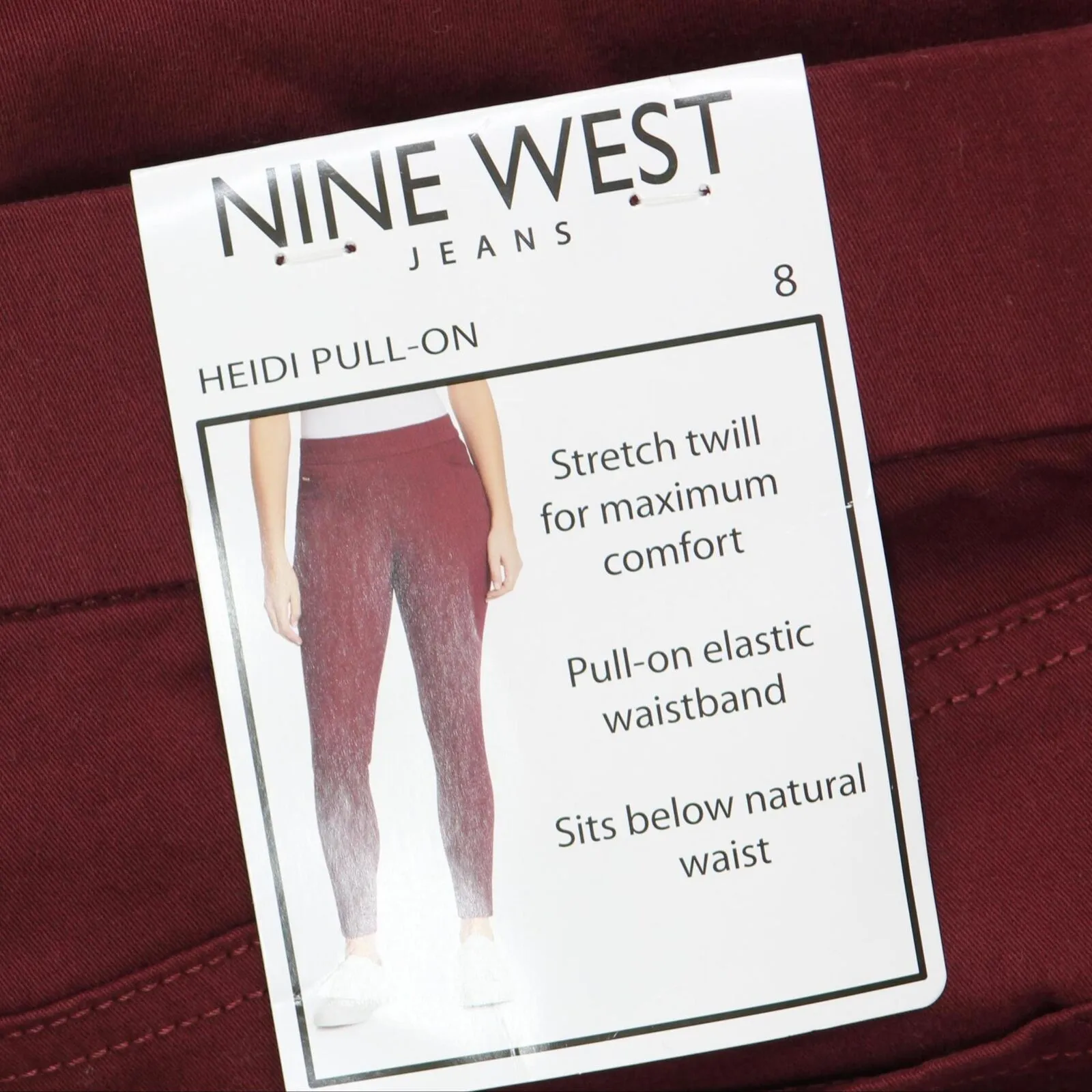 Nine West Womens Juniors Curvy Skinny Jeans 49010158