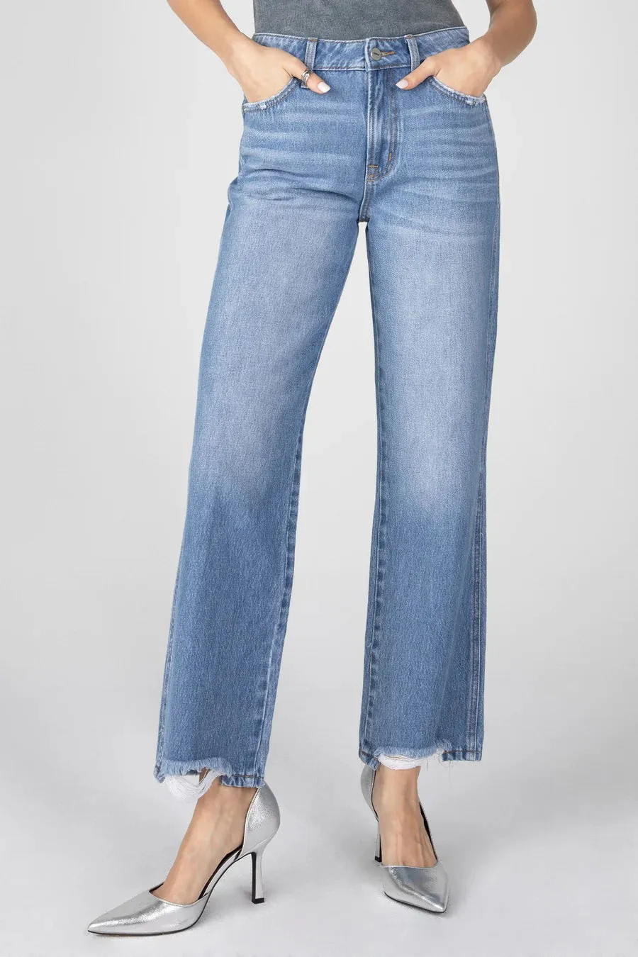 Nixie High Rise Straight Jeans