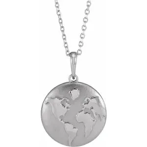 Old World Globe 16-18" Necklace or Pendant 87532