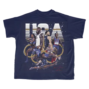 OLYMPIC T-SHIRT (NAVY)