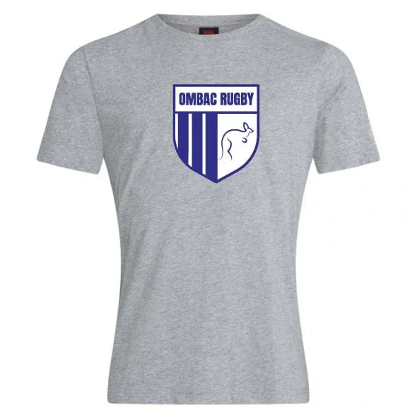 OMBAC Rugby Club Crest Plain Tee by Canterbury