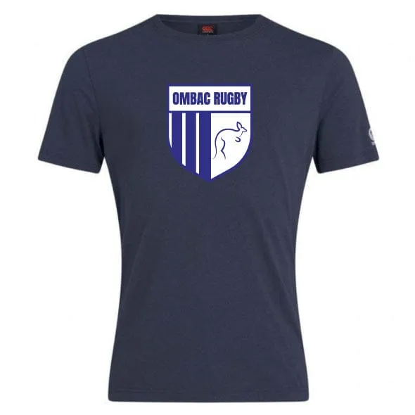 OMBAC Rugby Club Crest Plain Tee by Canterbury