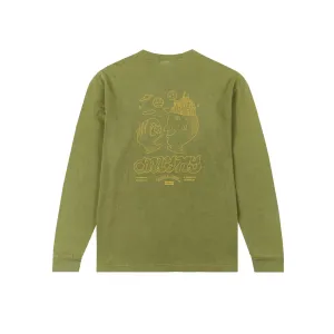 Only NY Astral Trip Long Sleeve T-Shirt - Moss Green