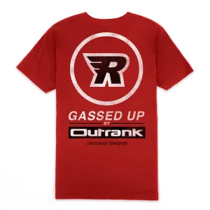 Outrank  International Motorsports Red Tee